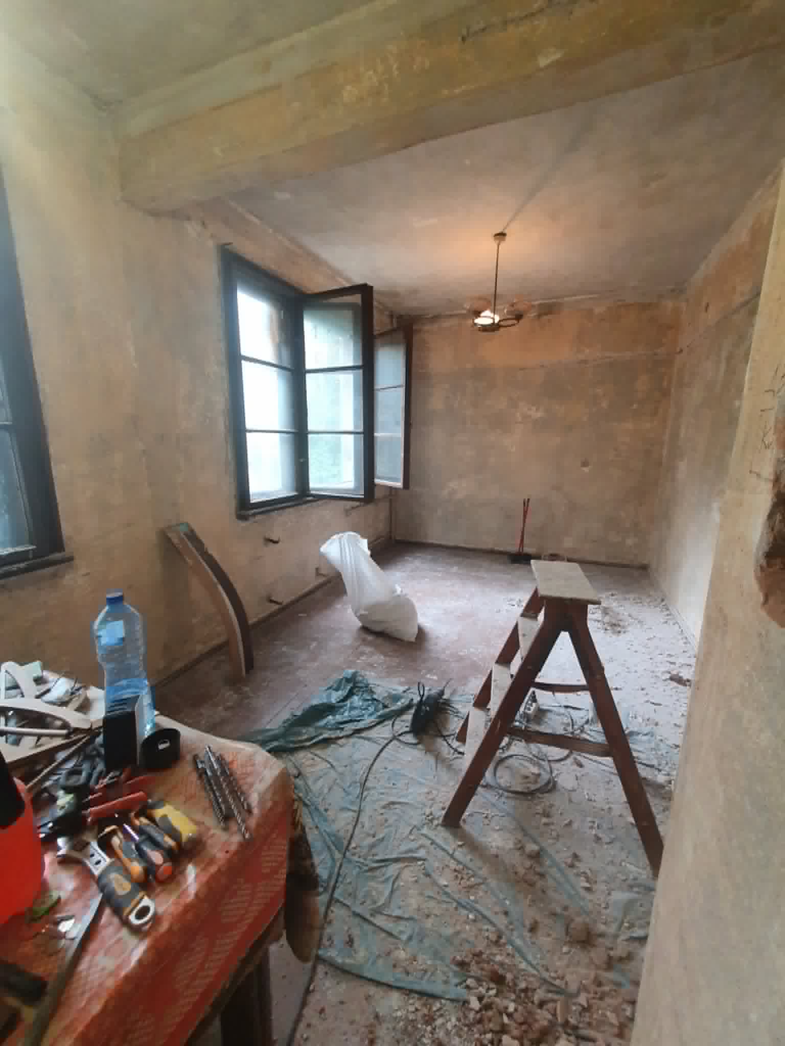 Apartment during renovation